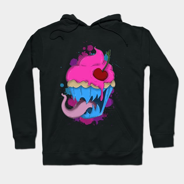 Cannibalistic Cupcake Hoodie by schockgraphics